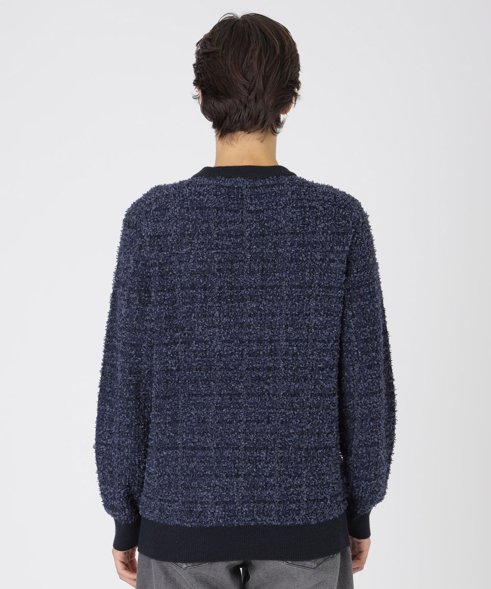 BRIEFING クルーネックニット ネイビーLサイズ ツィーディークルーネックニット（ニットウェア）｜BLACK LABEL