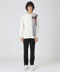 一部店舗限定】パッチワーククレストブリッジチェックニット（ニット