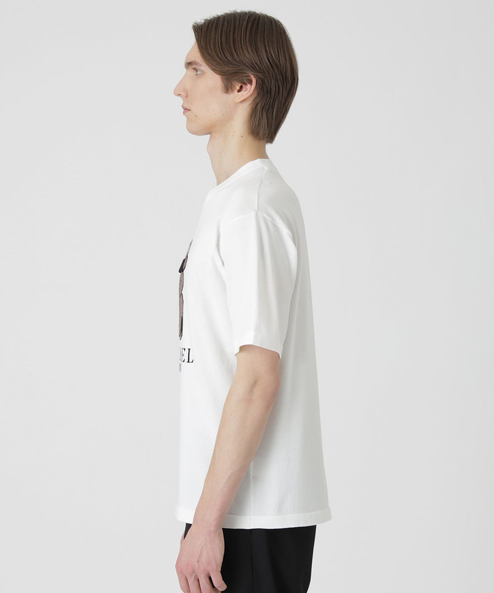 一部店舗限定】チェックキャップベアーニットTシャツ（ニットウェア