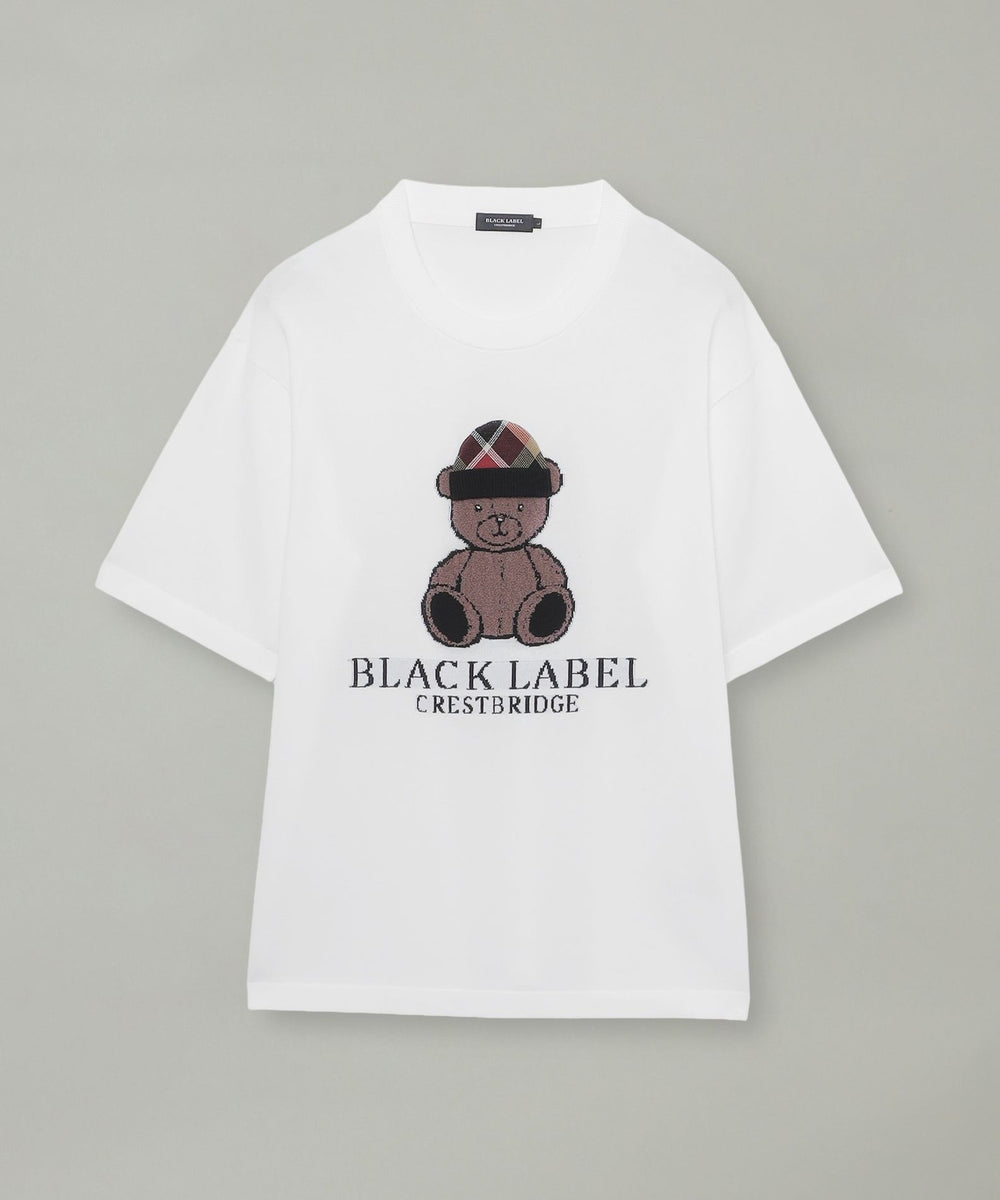 一部店舗限定】チェックキャップベアーニットTシャツ（ニットウェア