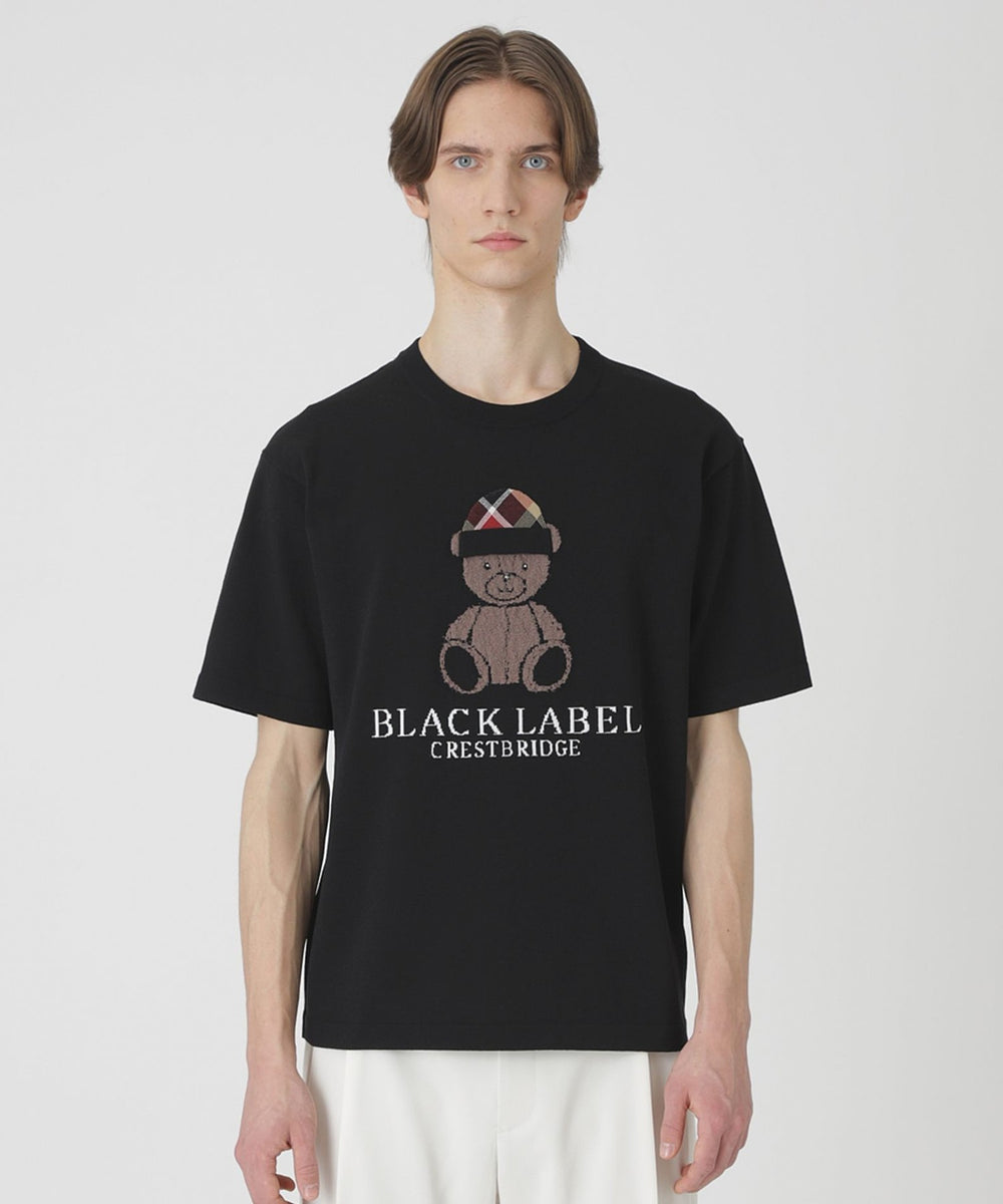 一部店舗限定】チェックキャップベアーニットTシャツ（ニットウェア