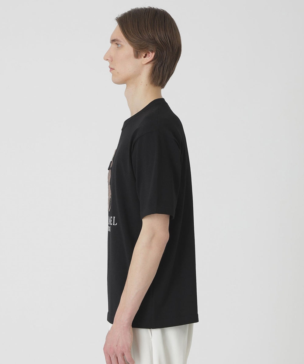 一部店舗限定】チェックキャップベアーニットTシャツ（ニットウェア