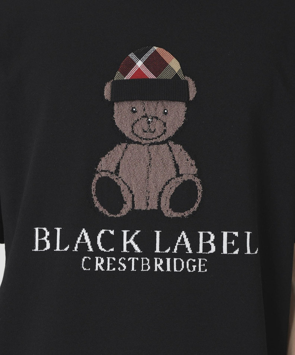 一部店舗限定】チェックキャップベアーニットTシャツ（ニットウェア