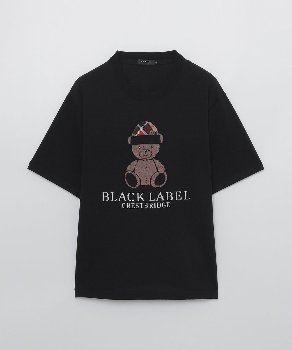 一部店舗限定】チェックキャップベアーニットTシャツ（ニットウェア