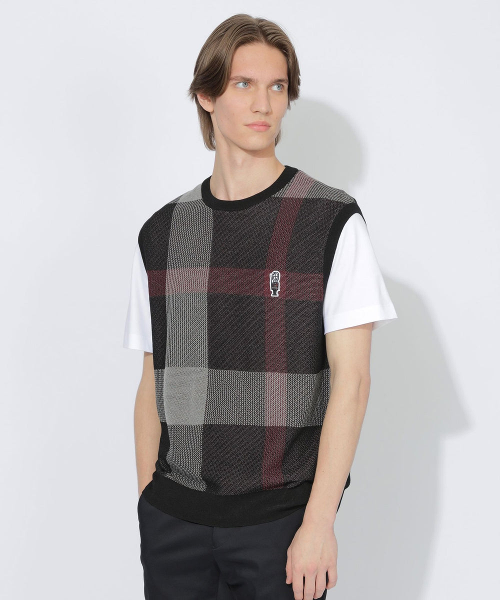 ブリッジレーベル　クレストブリッジニットベスト付きカットソー 楽天市場】【SALE／21%OFF】ニットベスト付きカットソー BLUE LABEL
