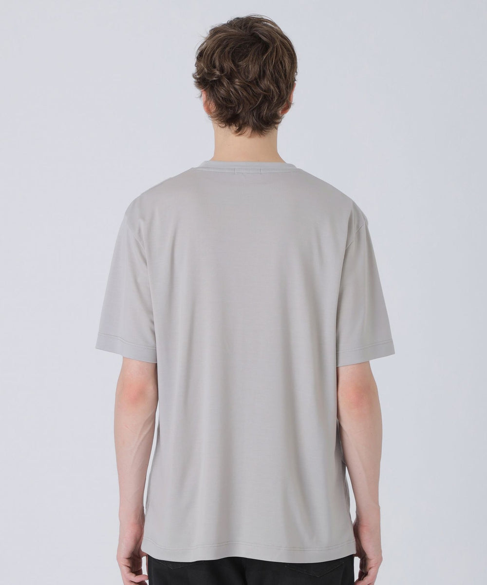 パイルシャドーチェックTシャツ（カットソー）｜BLACK LABEL