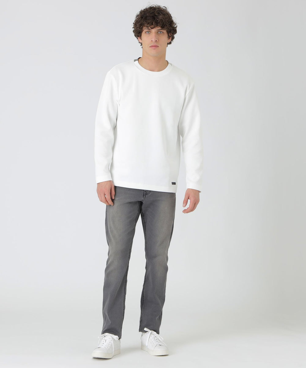 パーシャルチェックニットソー（カットソー）｜BLACK LABEL