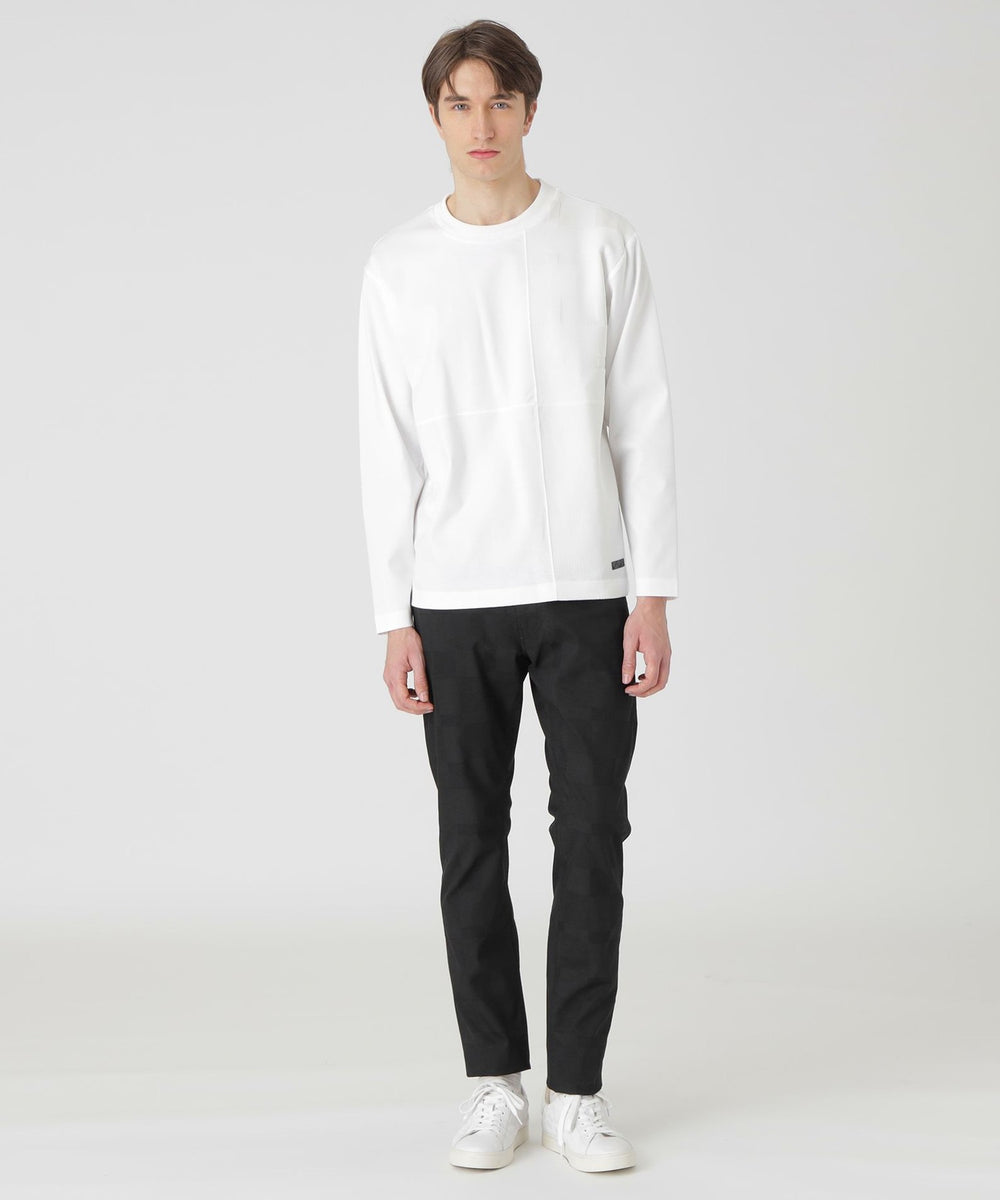 ニットドッキングカットソー(カットソー)|BLACK LABEL CRESTBRIDGE ニットドッキングカットソー(カットソー)|BLACK LABEL CRESTBRIDGE