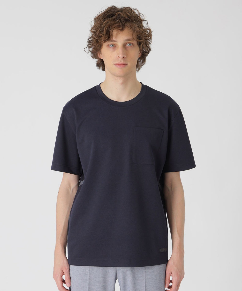 CARREMANハニカムジャージーTシャツ（カットソー）｜BLACK LABEL