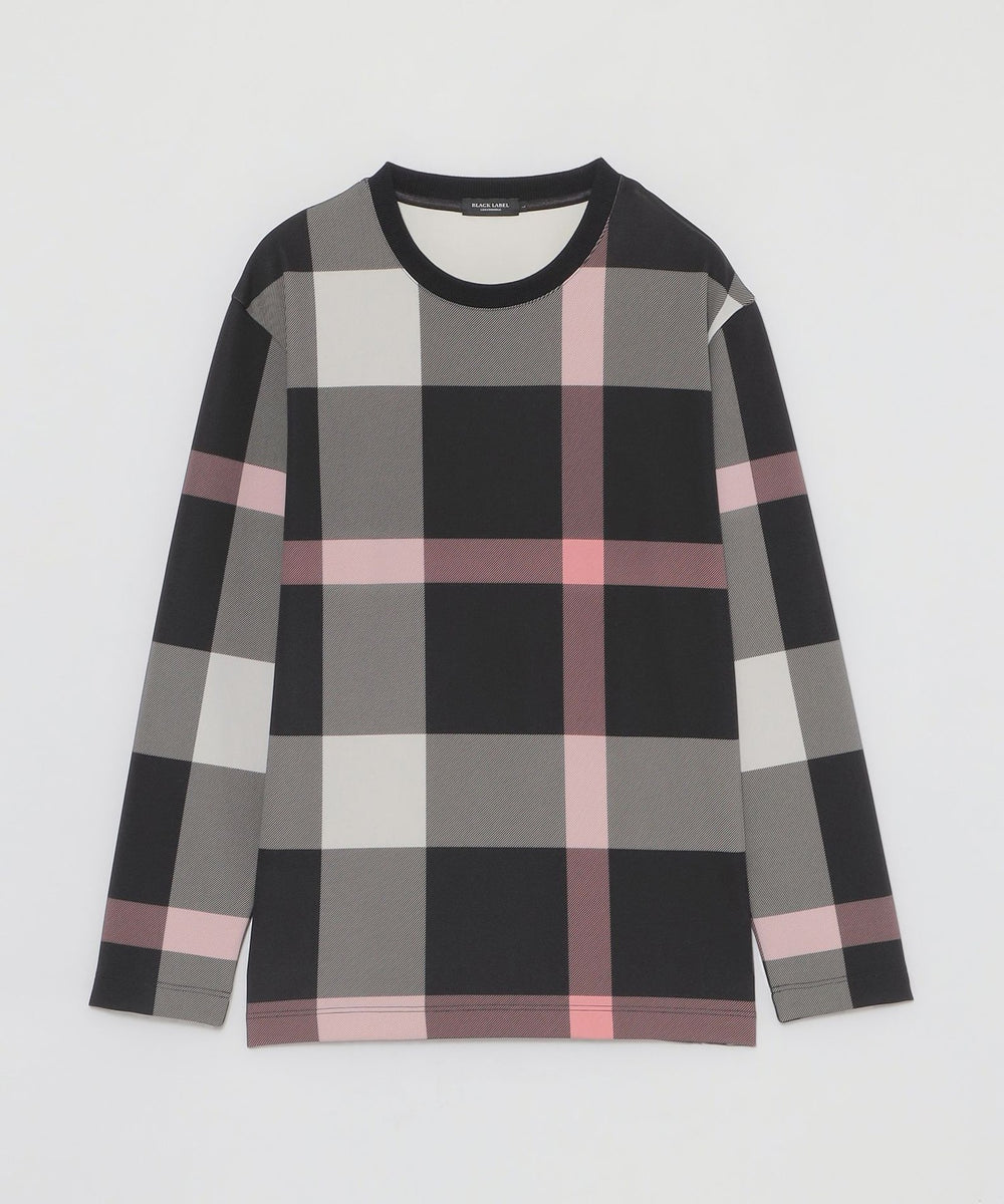 クレストブリッジチェックストレッチカットソー(カットソー)|BLACK ... 今期 ブラックレーベル クレストブリッジチェックストレッチカットソー