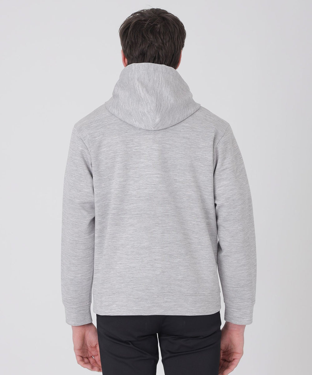 メランジラミーバックチェックパーカー（カットソー）｜BLACK LABEL