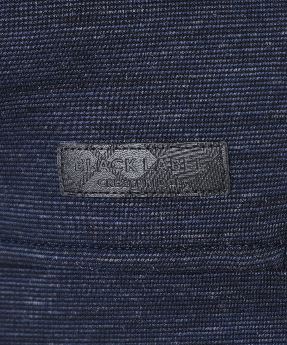 メランジラミーバックチェックパーカー（カットソー）｜BLACK LABEL