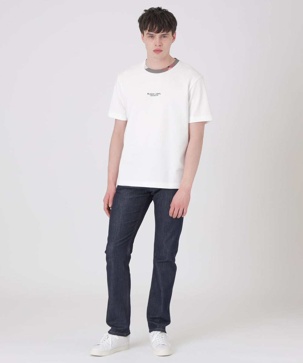 チェックカラーコンフィTシャツ（カットソー）｜BLACK LABEL
