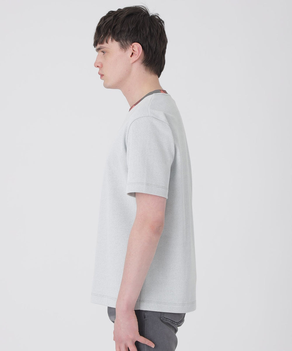 チェックカラーコンフィTシャツ（カットソー）｜BLACK LABEL