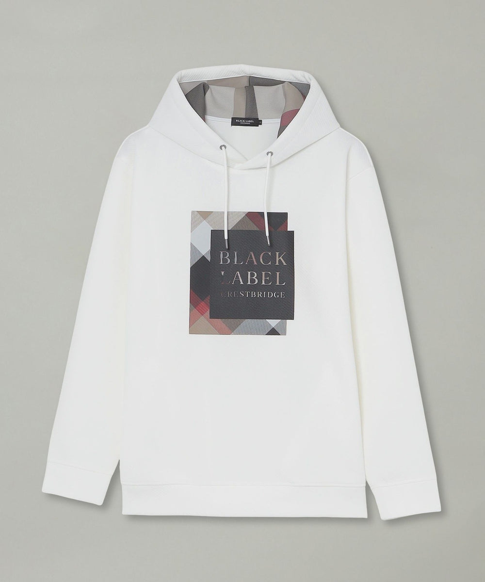 クレストブリッジチェックボックスグラフィックフーディー