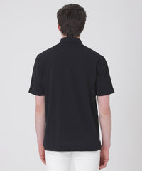 パッチワーックサッカーポロシャツ（カットソー）｜BLACK LABEL