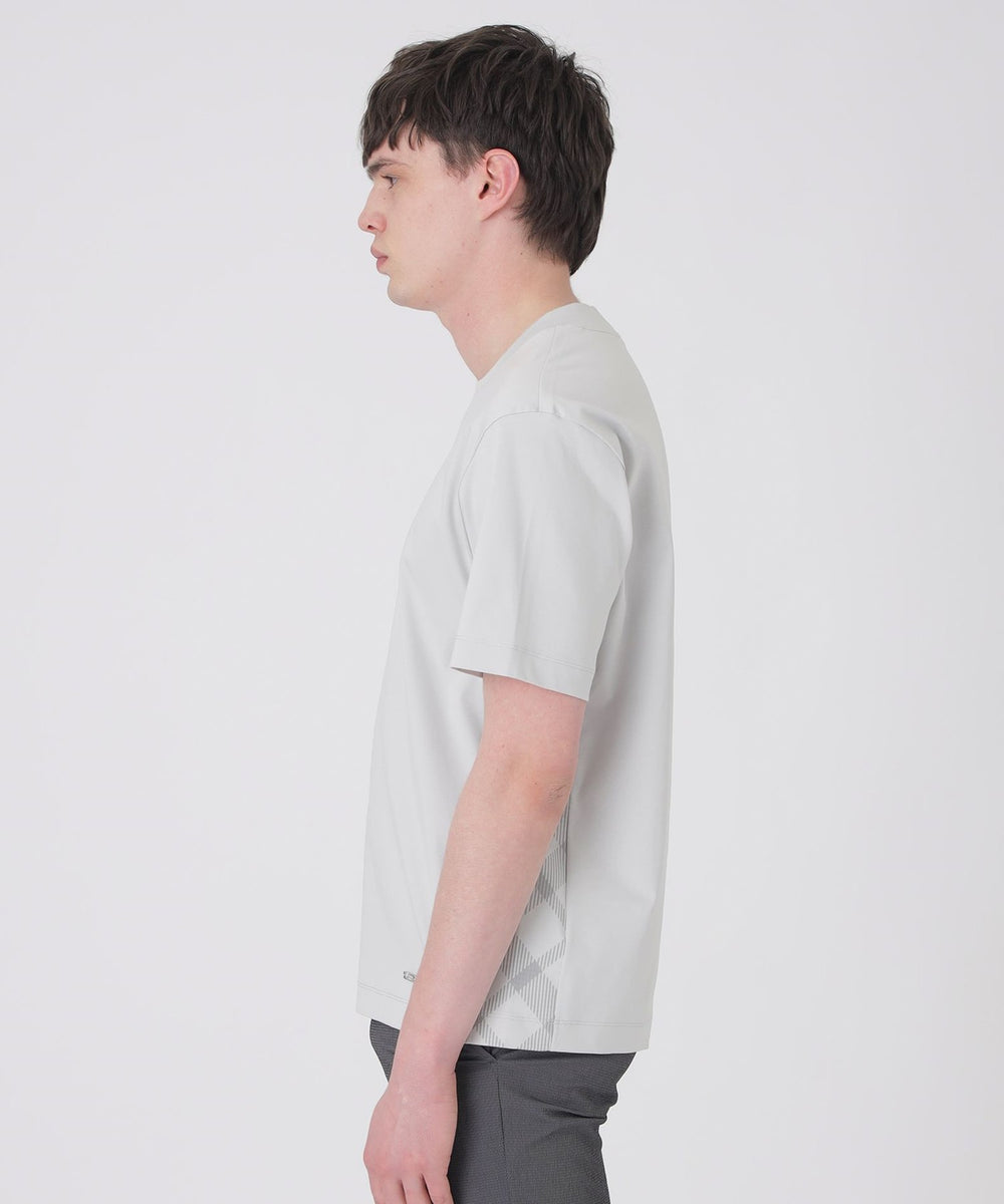 クレストブリッジ☆カットソー ハイストレッチシャドーチェックTシャツ（カットソー）｜BLACK LABEL