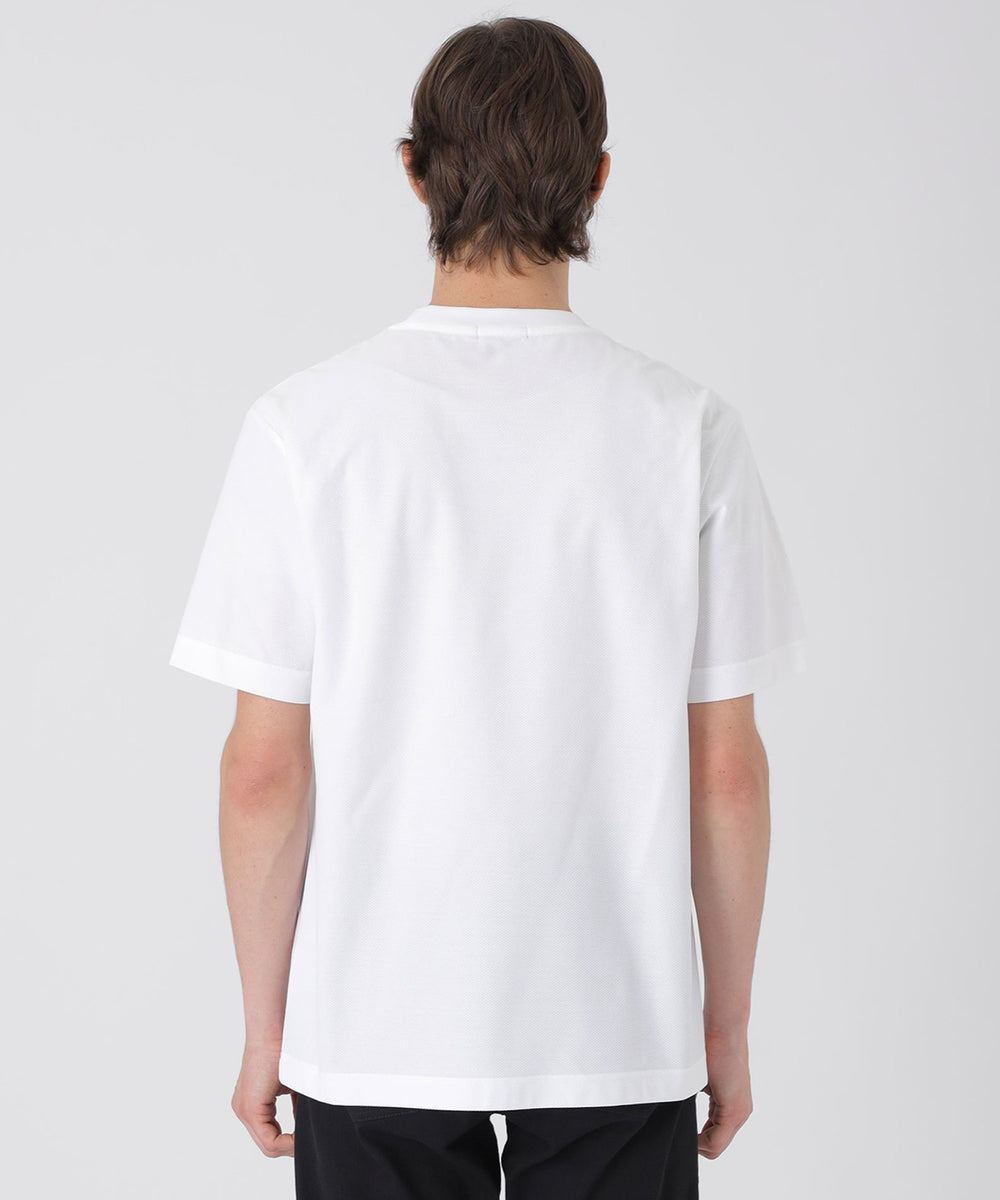 カラミチェックポケットTシャツ（カットソー）｜BLACK LABEL
