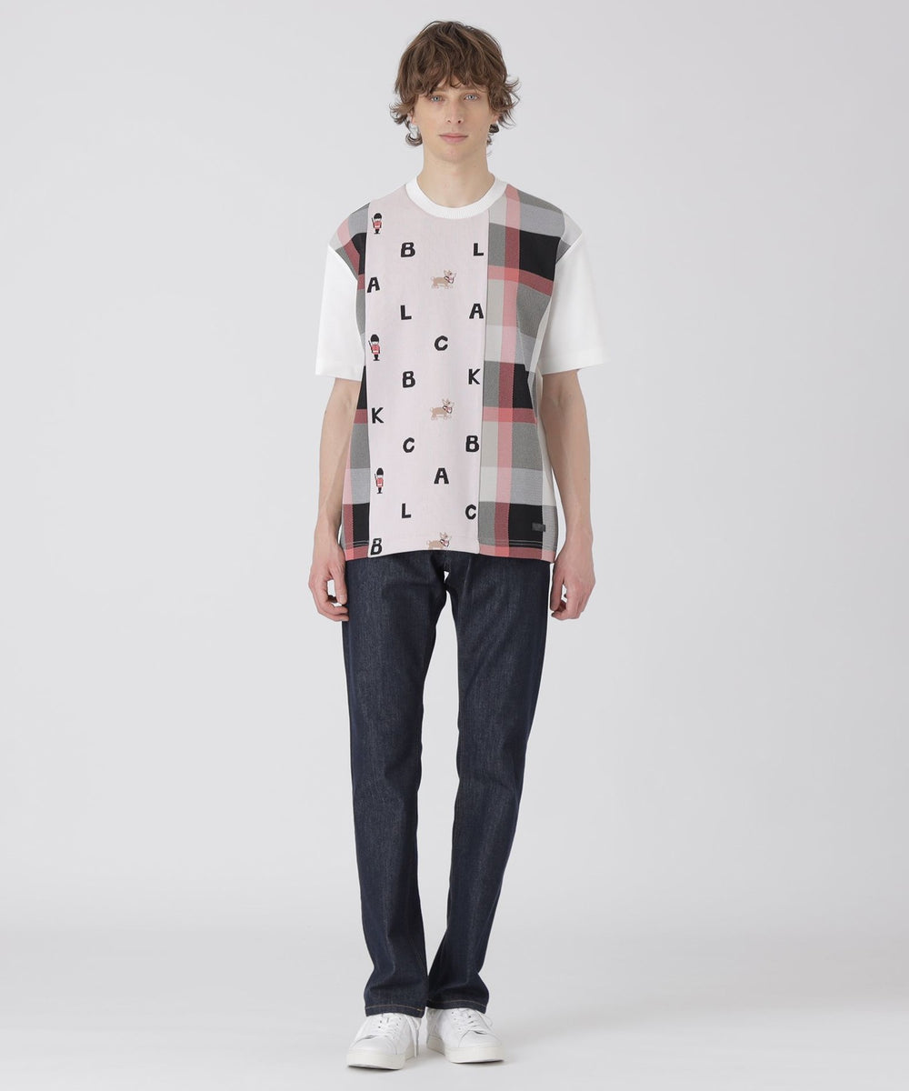 【希少！】W&LT プラモデル柄 カットソー(ブラック) ARTISANALコーギー&ガーズマンハイブリッドTシャツ（カットソー