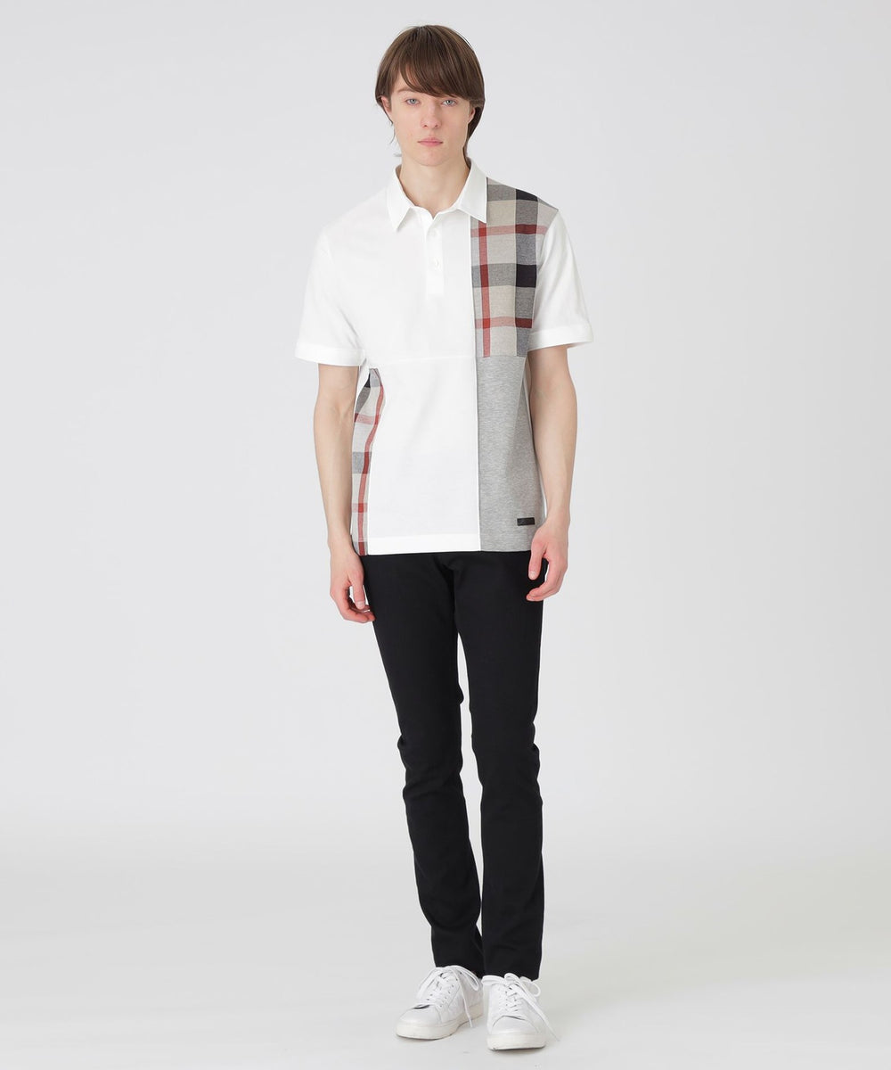 クレストブリッジチェックパッチワークポロシャツ（カットソー）｜BLACK LABEL CRESTBRIDGE(ブラックレーベル・クレストブリッジ )【公式サイト】
