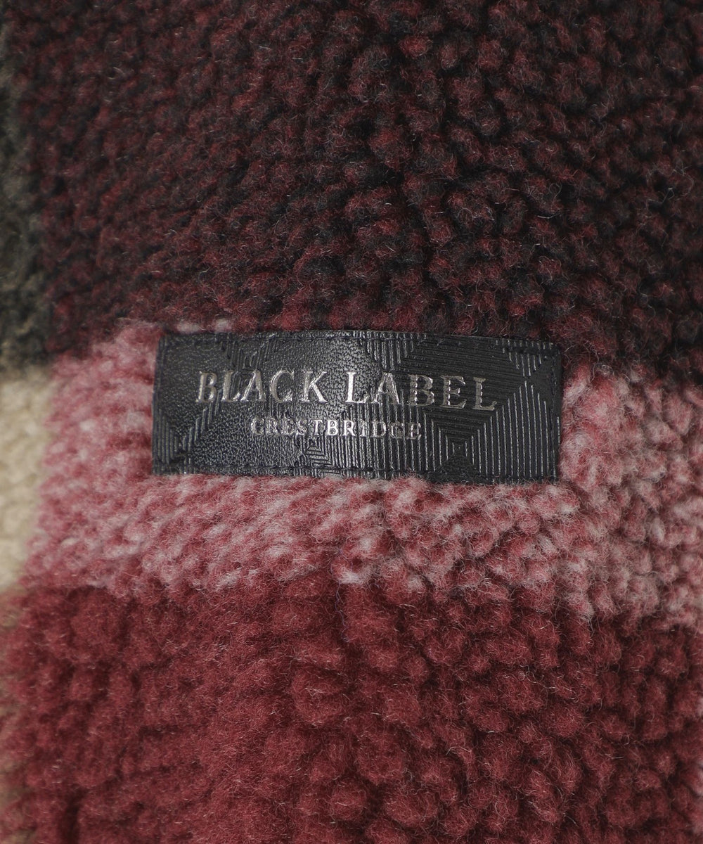 クレストブリッジチェックボアパーカー（カットソー）｜BLACK