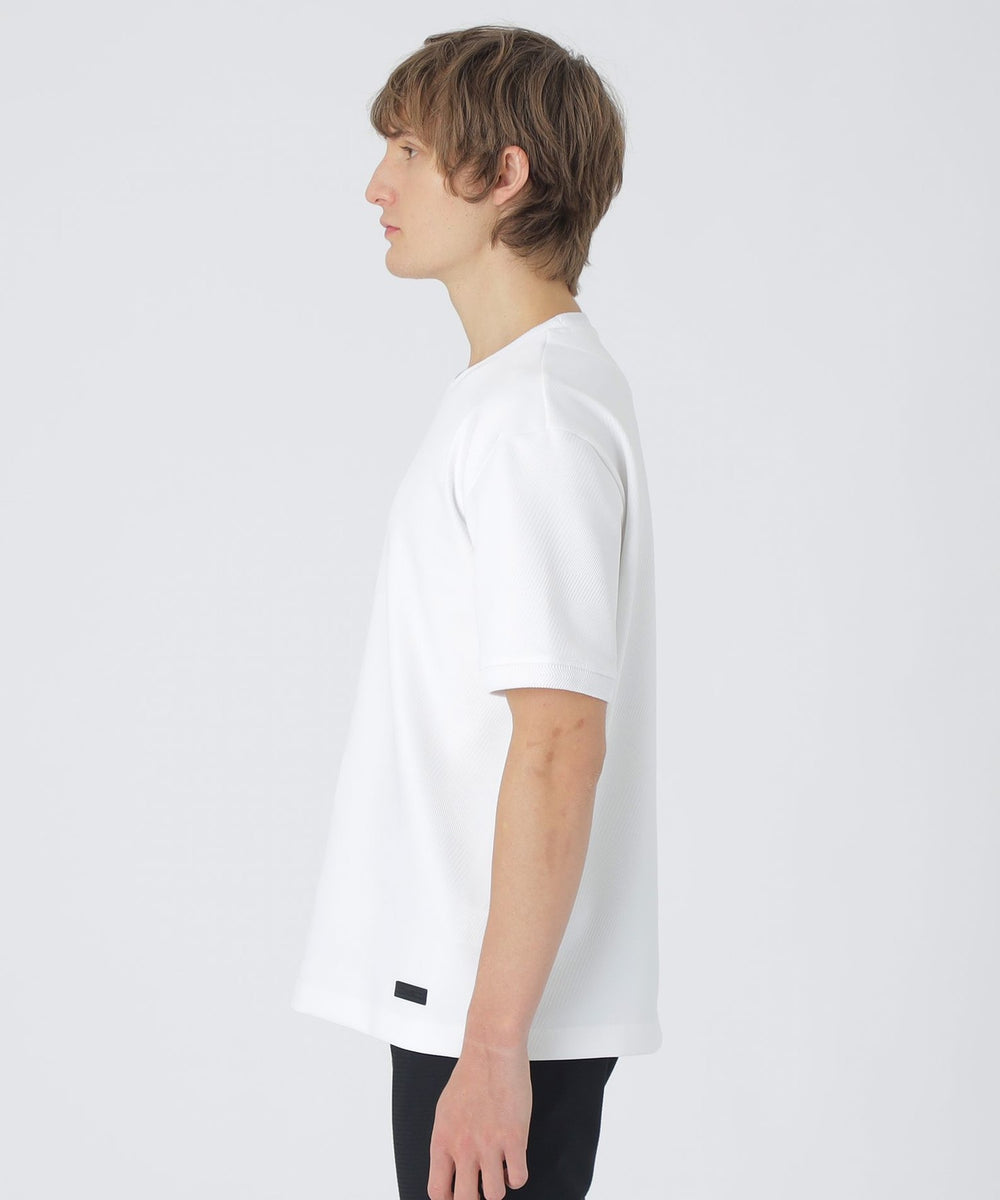 BLACK lab.】エンボスシャドーチェックTシャツ（カットソー）｜BLACK