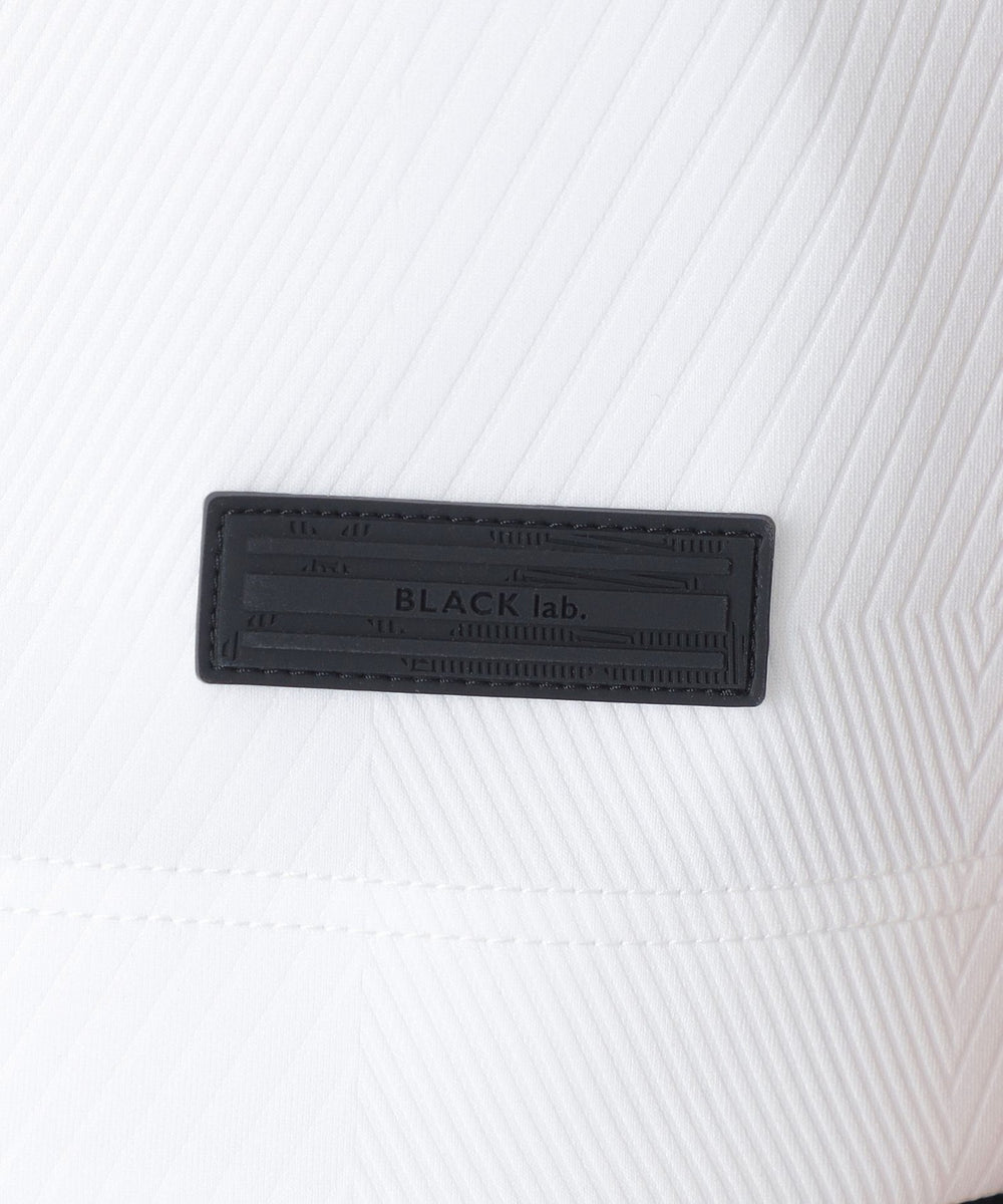 BLACK lab.】エンボスシャドーチェックTシャツ（カットソー）｜BLACK