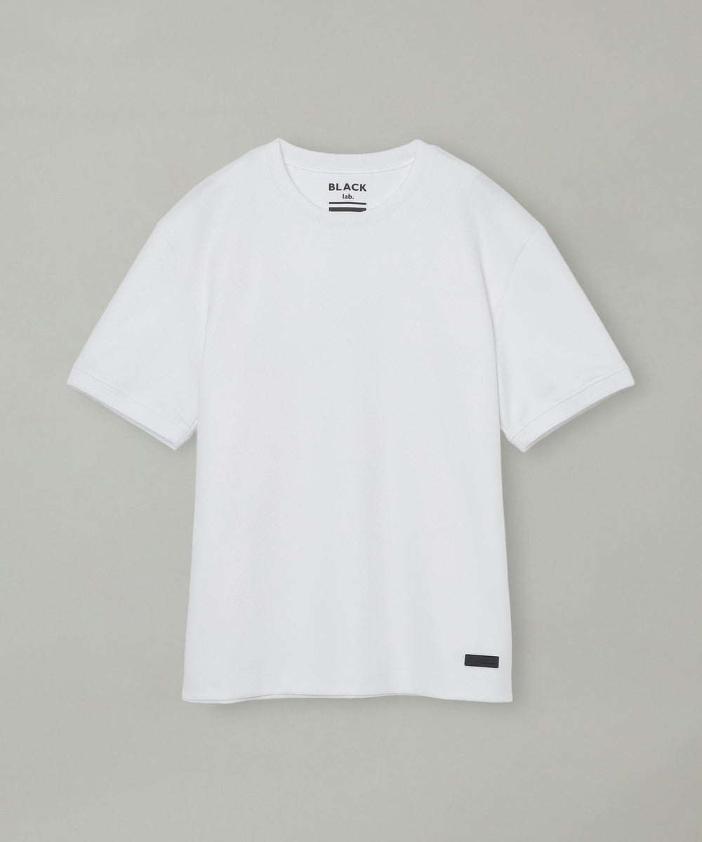 BLACK lab.】エンボスシャドーチェックTシャツ(カットソー)|BLACK BLACK lab.】エンボスシャドーチェックTシャツ(カットソー)|BLACK