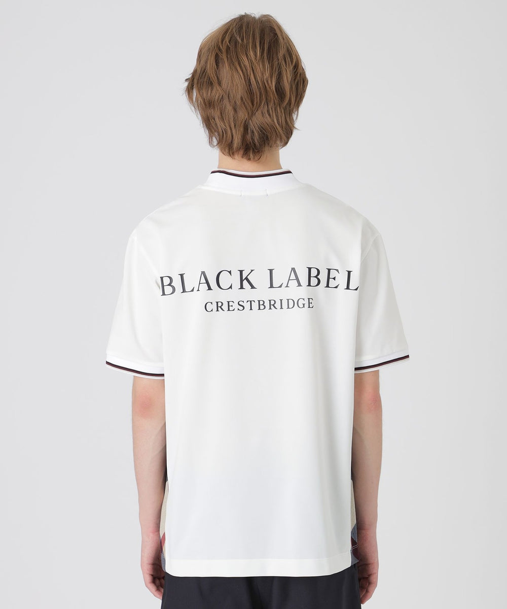 BLACK LABEL CRESTBRIDGEサイドラインチェックロゴTシャツ