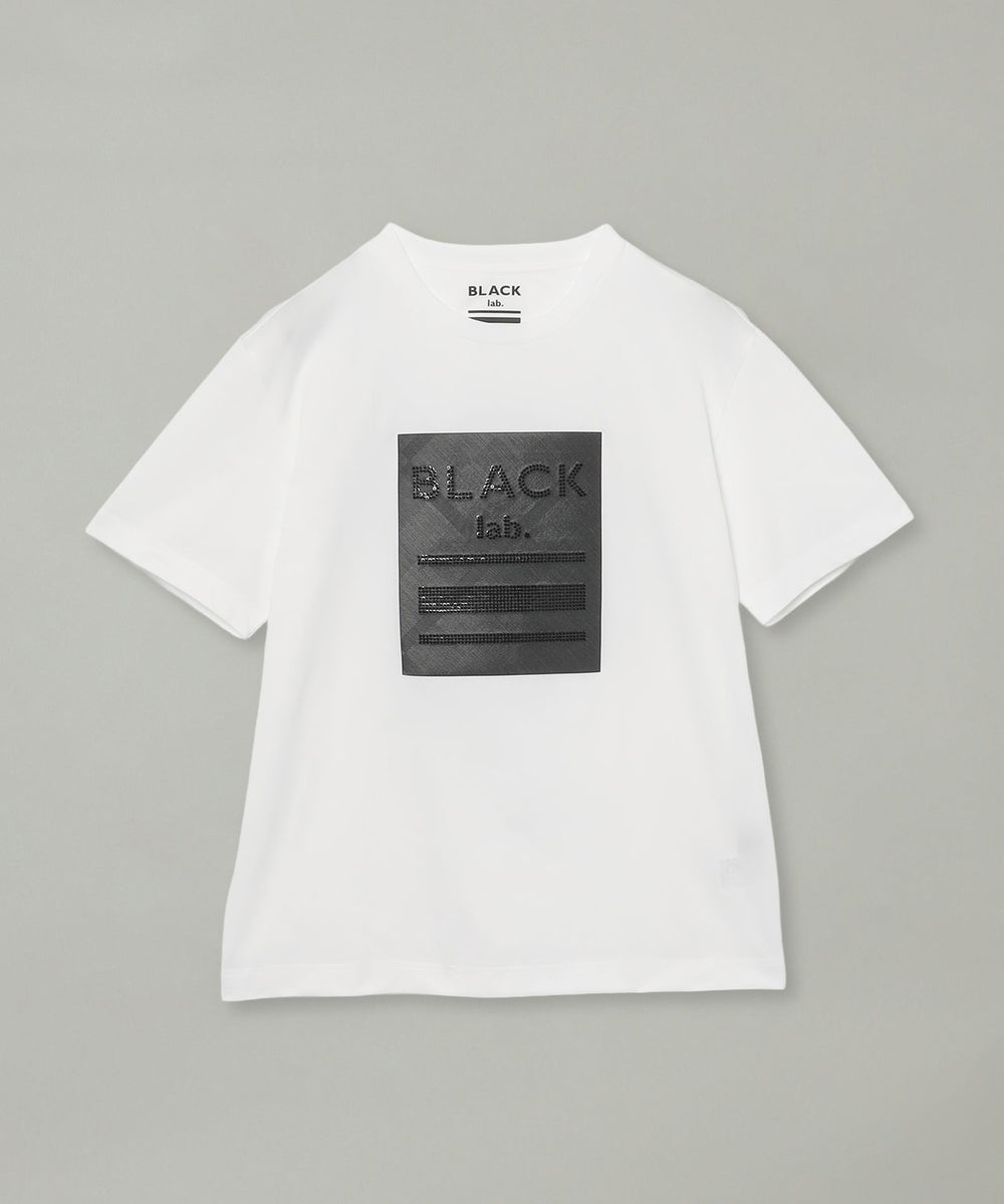 はら BLACK lab.】テクスチャーミックスグラフィックTシャツ（カットソー