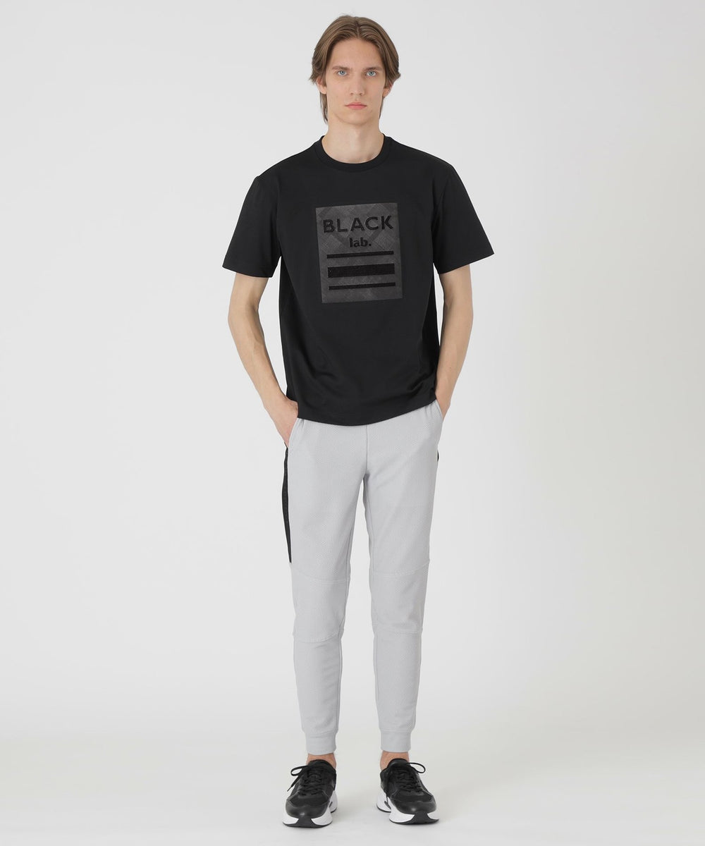 はら BLACK lab.】テクスチャーミックスグラフィックTシャツ（カットソー