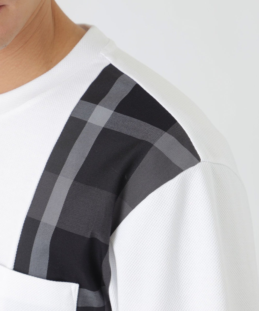 一部店舗限定】サイドチェックカットソー（カットソー）｜BLACK LABEL