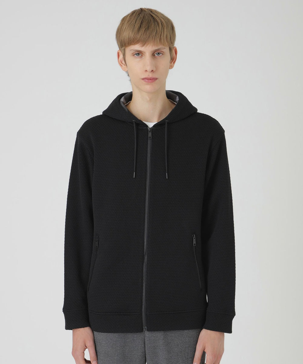 一部店舗限定】クォーターゲージハニカムパーカー（カットソー