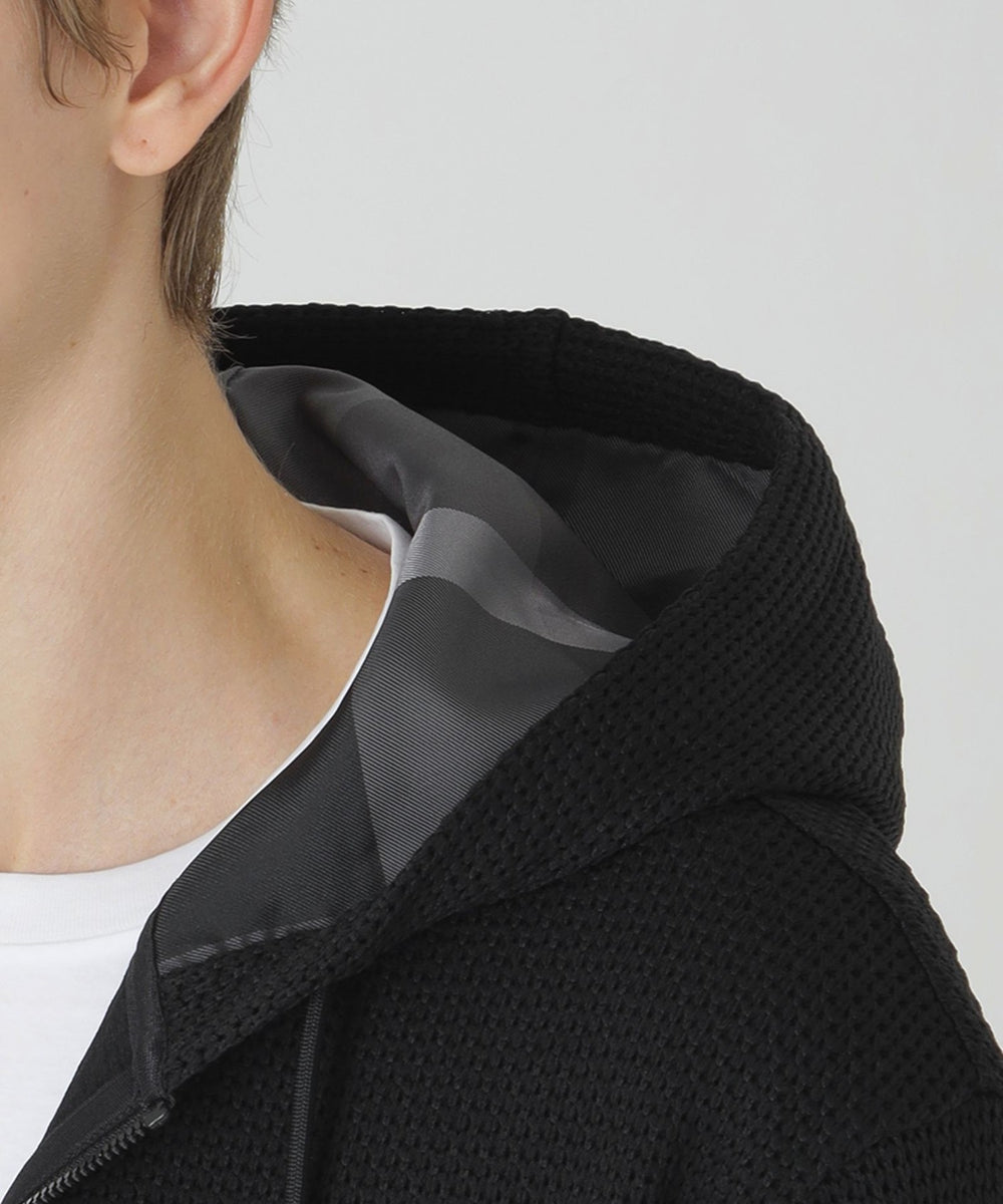 一部店舗限定】クォーターゲージハニカムパーカー（カットソー