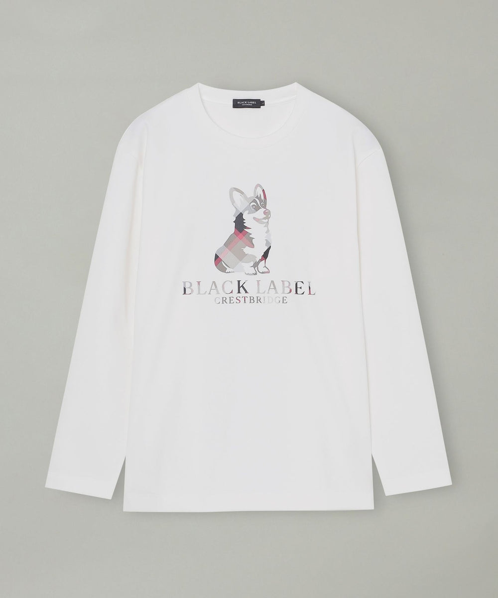 新品　タグ付き　ブリティッシュコーギーグラフィックカットソー　Mブラックレーベル 一部店舗限定】ブリティッシュコーギーグラフィックカットソー