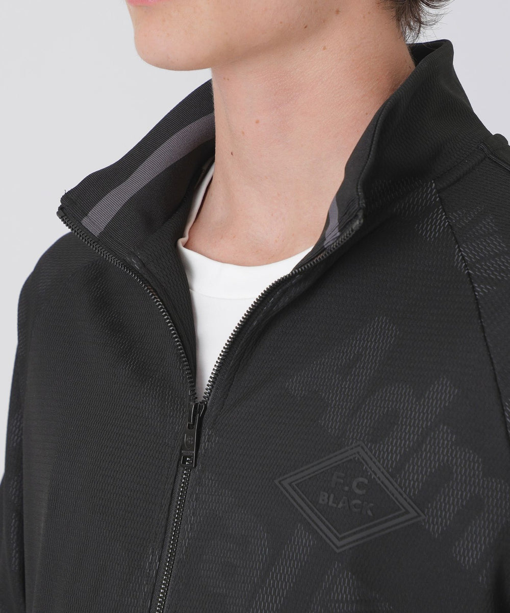 BLACK LABEL 黒 ジャケット L WEB・一部店舗限定】【BLACK lab.×Admiral】メッシュジャカードロゴ