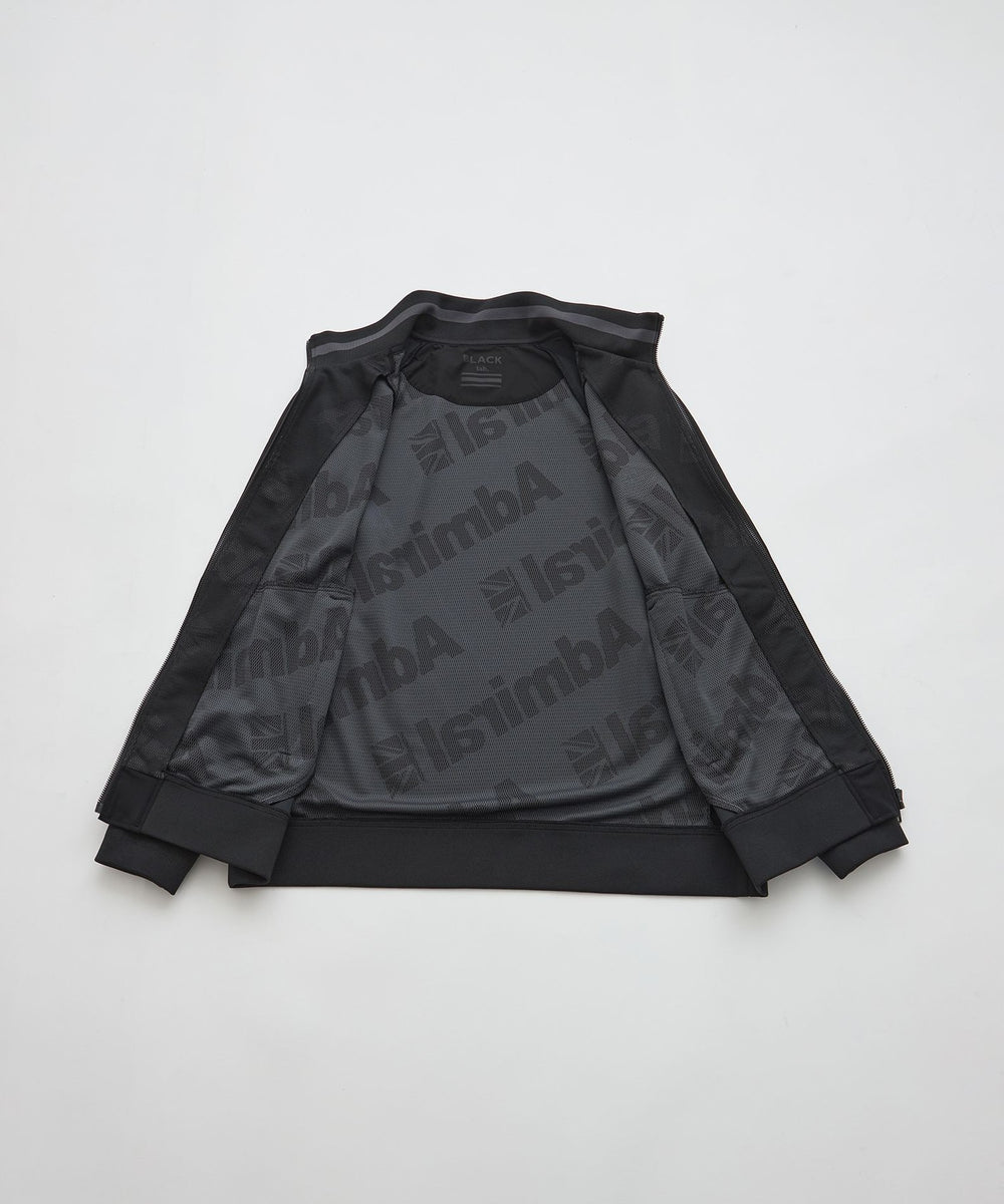BLACK LABEL 黒 ジャケット L WEB・一部店舗限定】【BLACK lab.×Admiral】メッシュジャカードロゴ