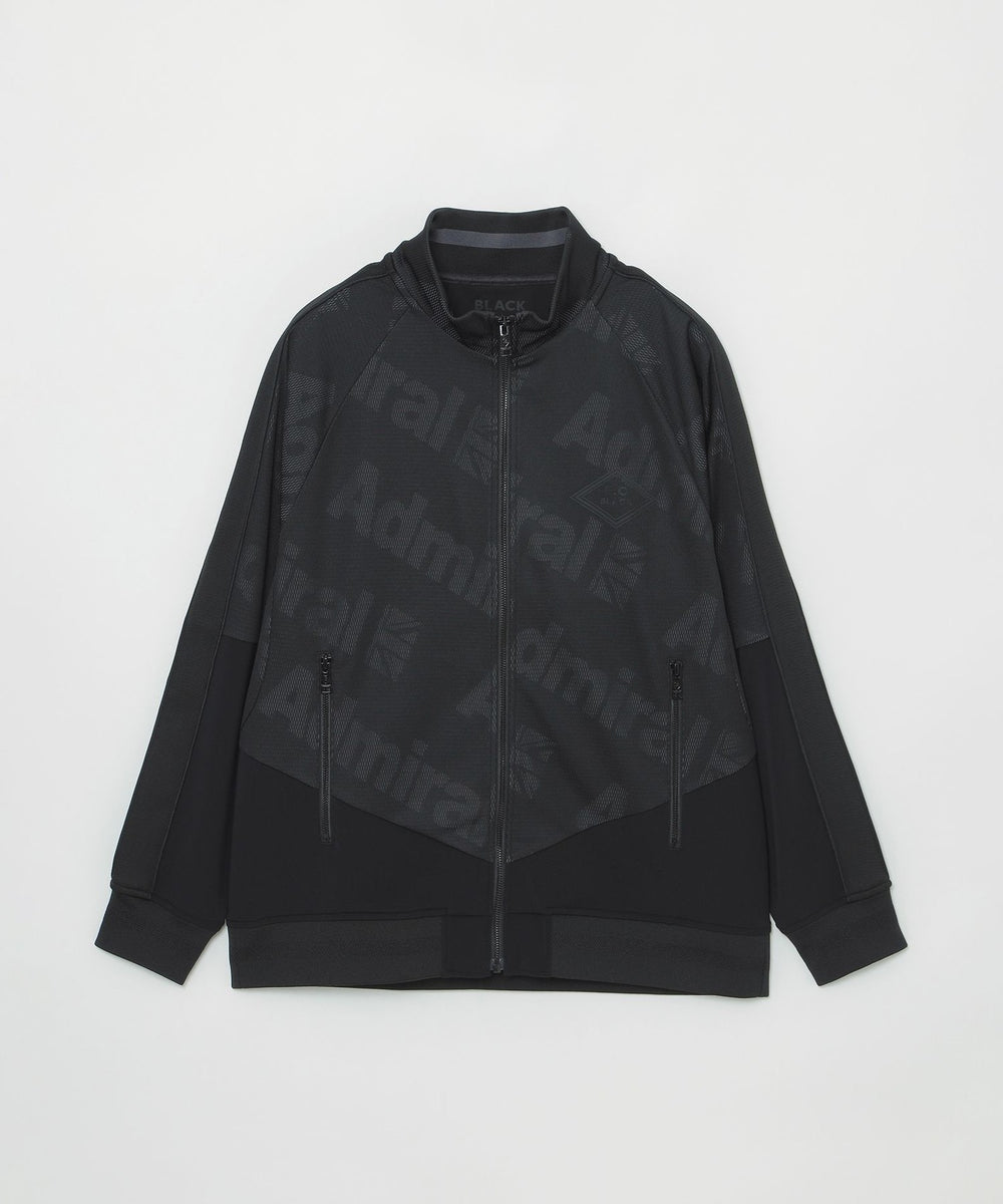 BLACK LABEL 黒 ジャケット L WEB・一部店舗限定】【BLACK lab.×Admiral】メッシュジャカードロゴ
