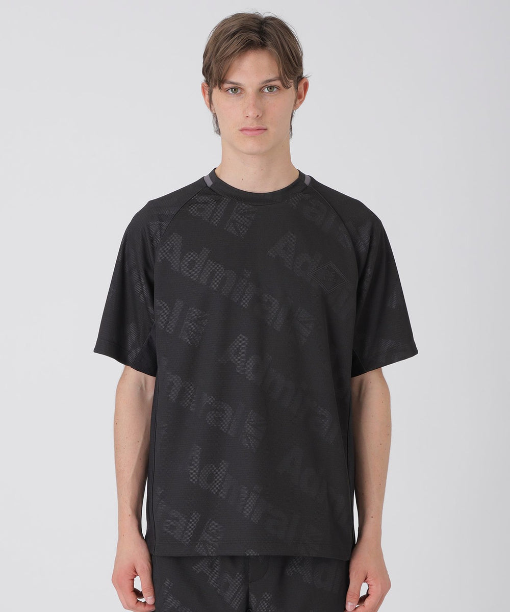 WEB・一部店舗限定】【BLACK lab.×Admiral】メッシュジャカードロゴT