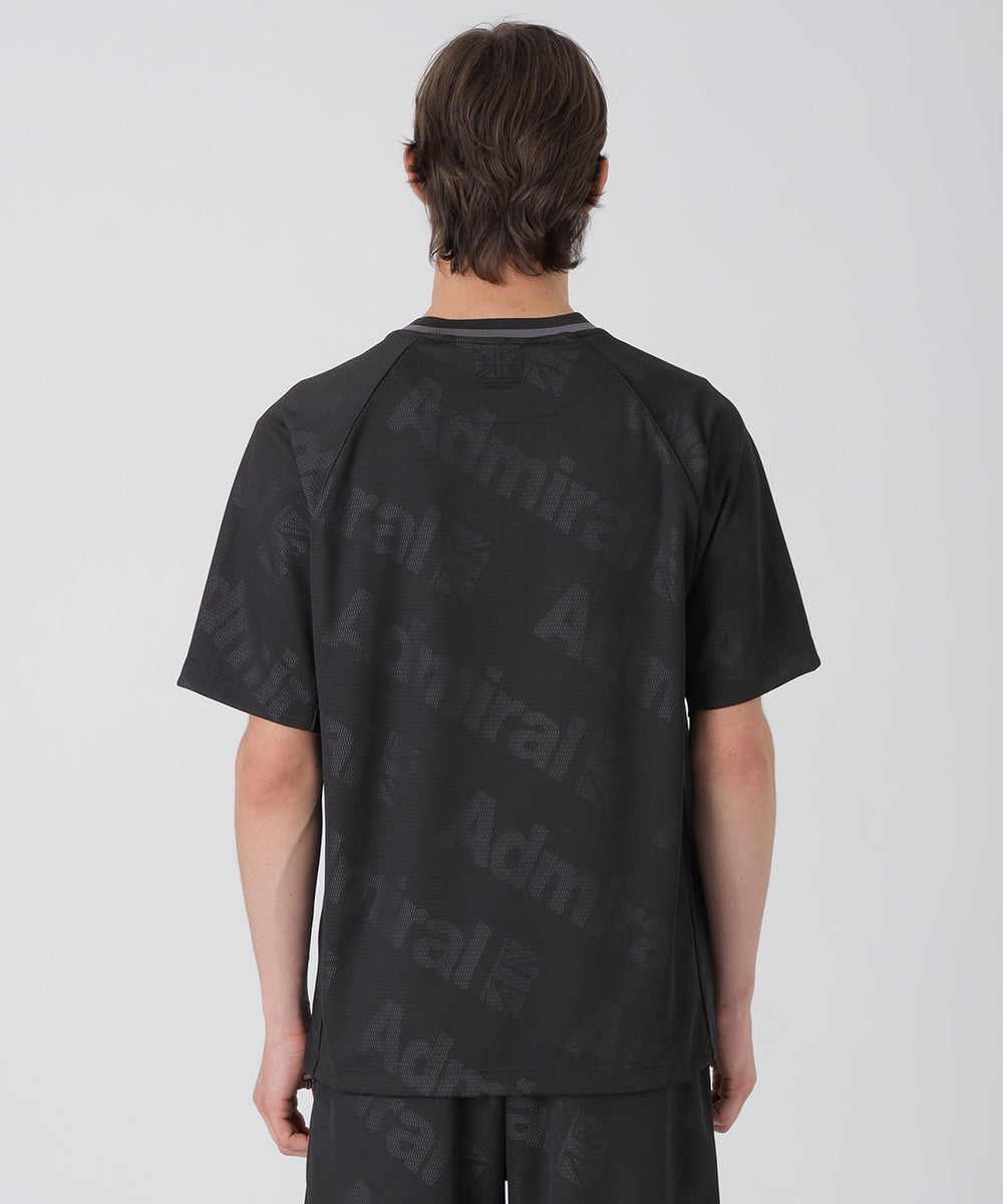 WEB・一部店舗限定】【BLACK lab.×Admiral】メッシュジャカードロゴT