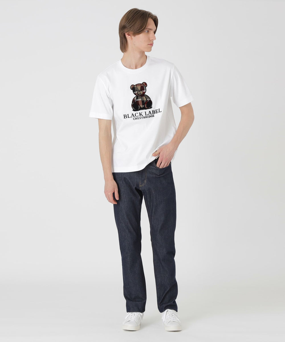 WEB・一部店舗限定】ハブラシベアーTシャツ（カットソー）｜BLACK