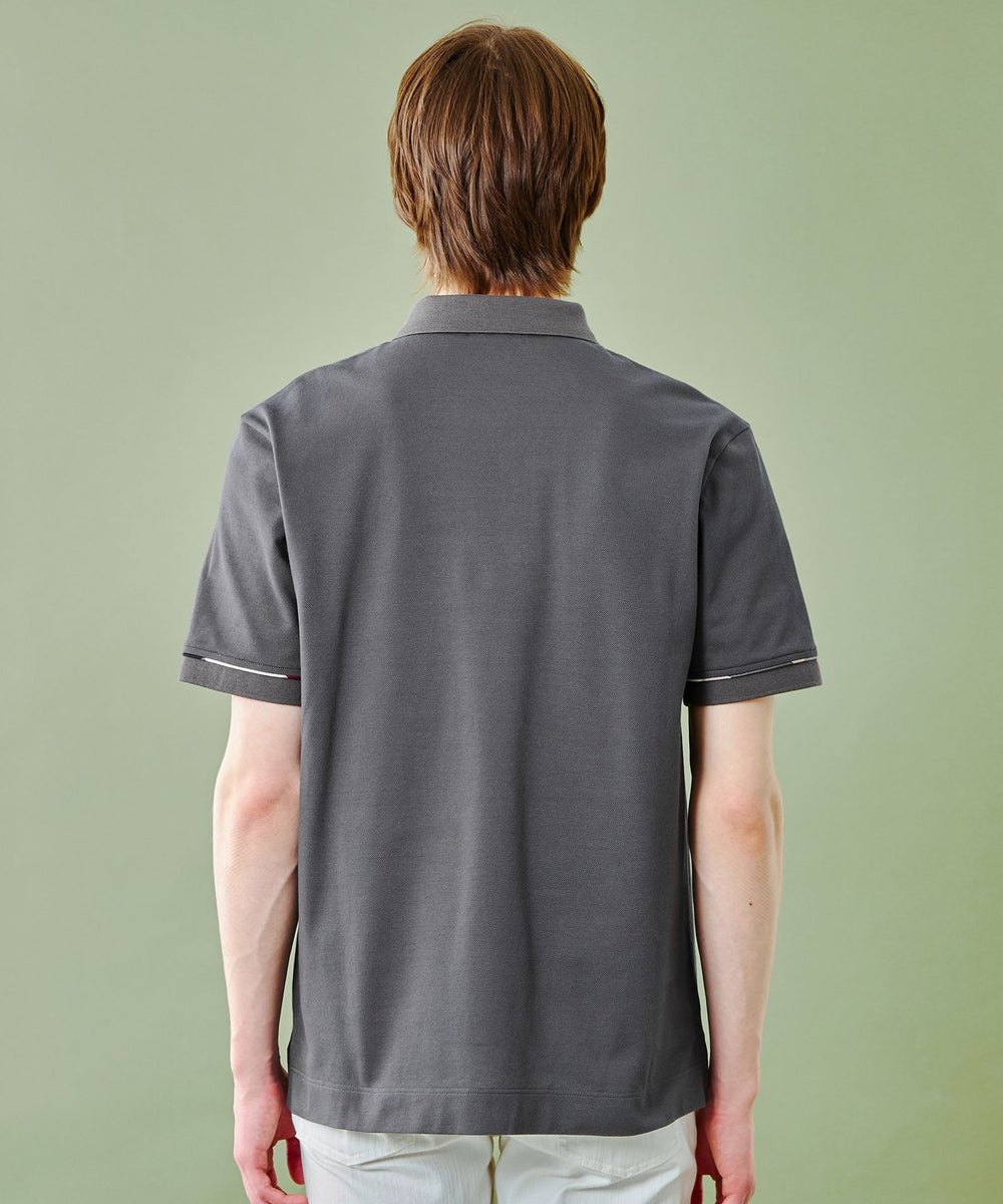 WEB限定】アンチソーキングポロシャツ(カットソーWEB限定)|BLACK WEB限定】アンチソーキングポロシャツ(カットソーWEB限定)|BLACK