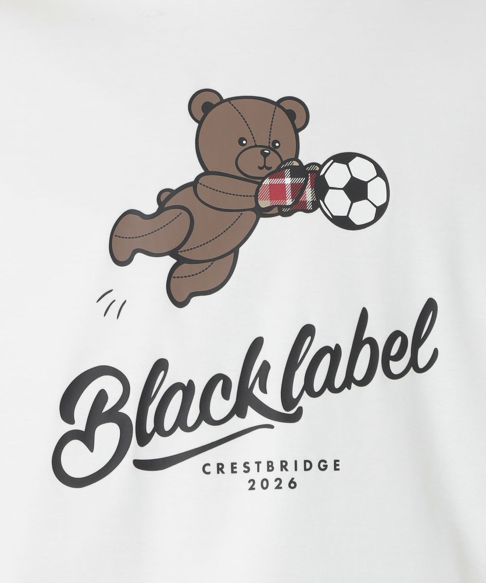 WEB・一部店舗限定】フットボールベアーTシャツ（カットソー）｜BLACK