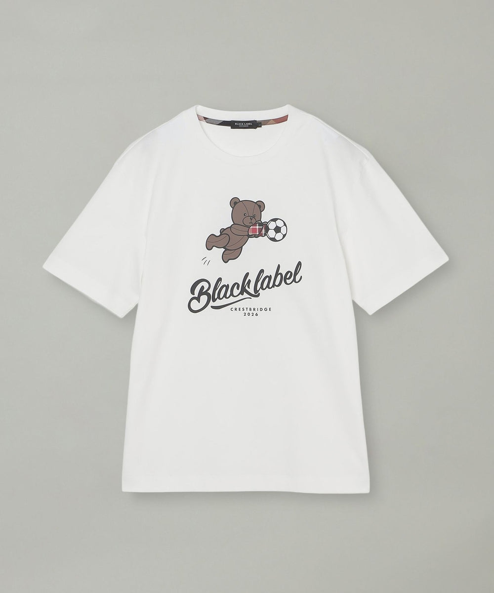 WEB・一部店舗限定】フットボールベアーTシャツ（カットソー）｜BLACK
