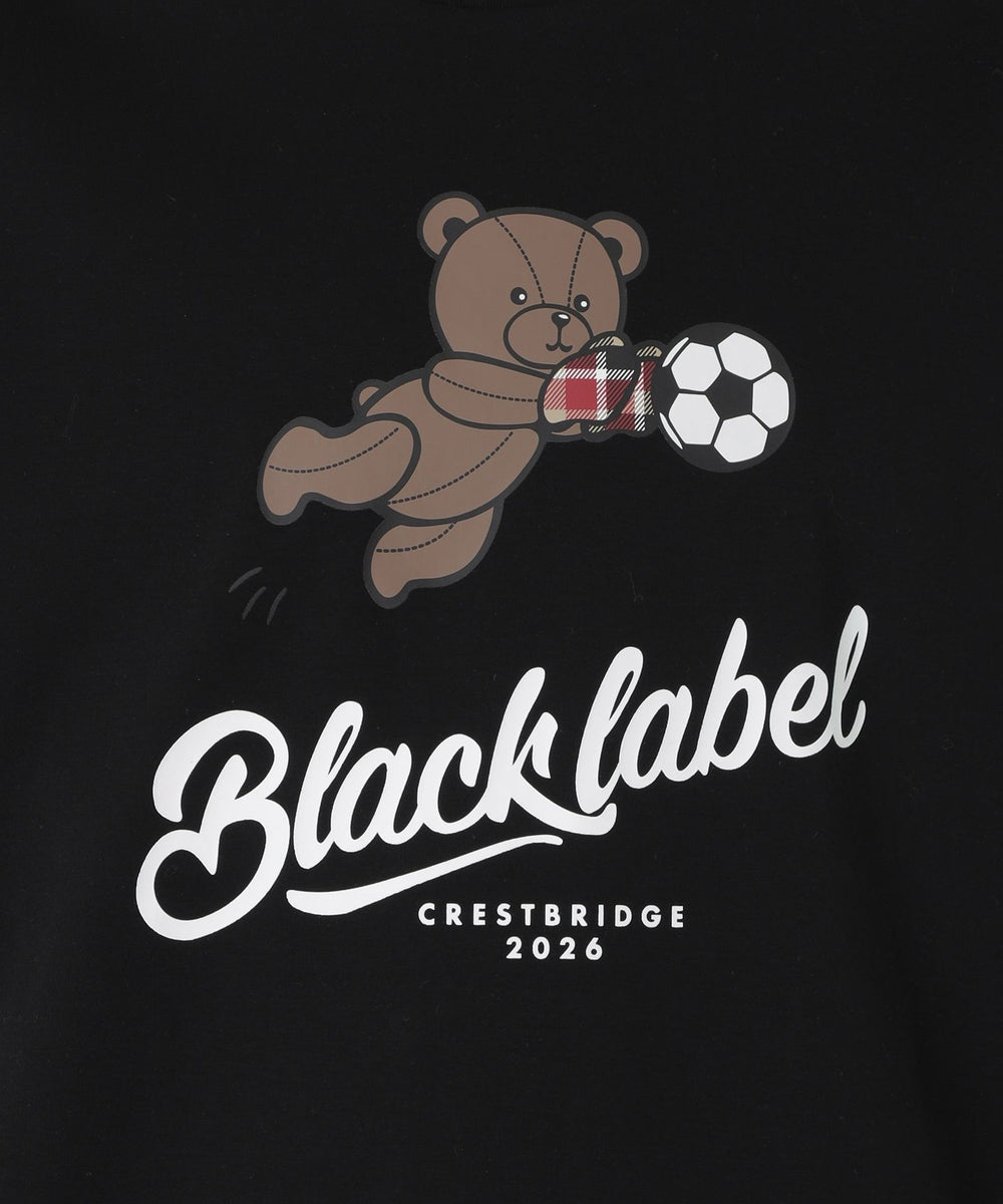 WEB・一部店舗限定】フットボールベアーTシャツ（カットソー）｜BLACK