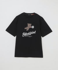 WEB・一部店舗限定】フットボールベアーTシャツ（カットソー）｜BLACK