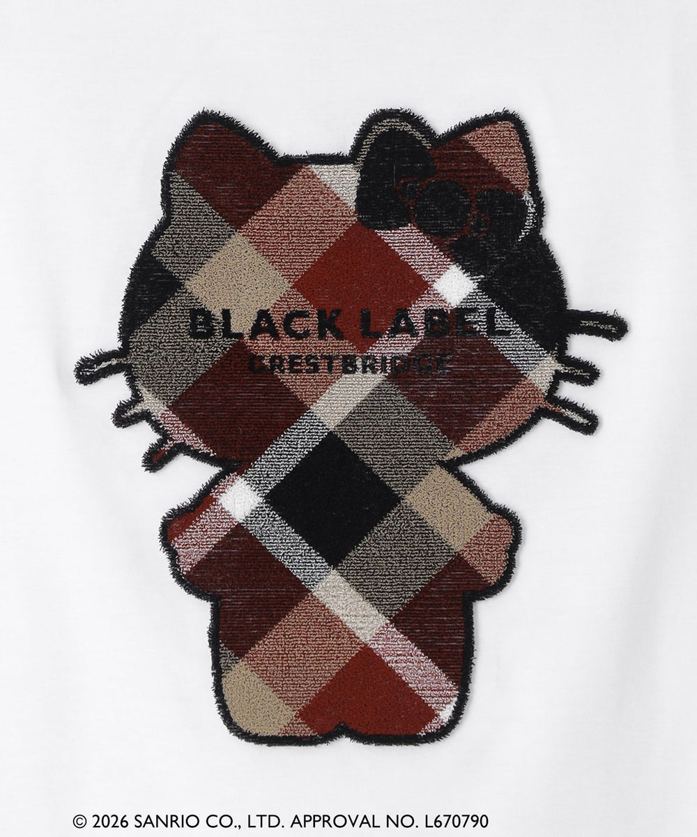 ハローキティコラボ】クレストブリッジチェックシルエットキティT