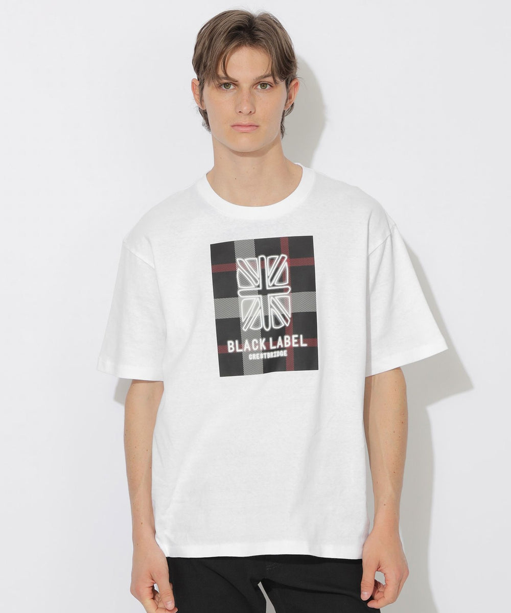 WEB限定】ネオンユニオンジャックスラブTシャツ（カットソー）｜BLACK