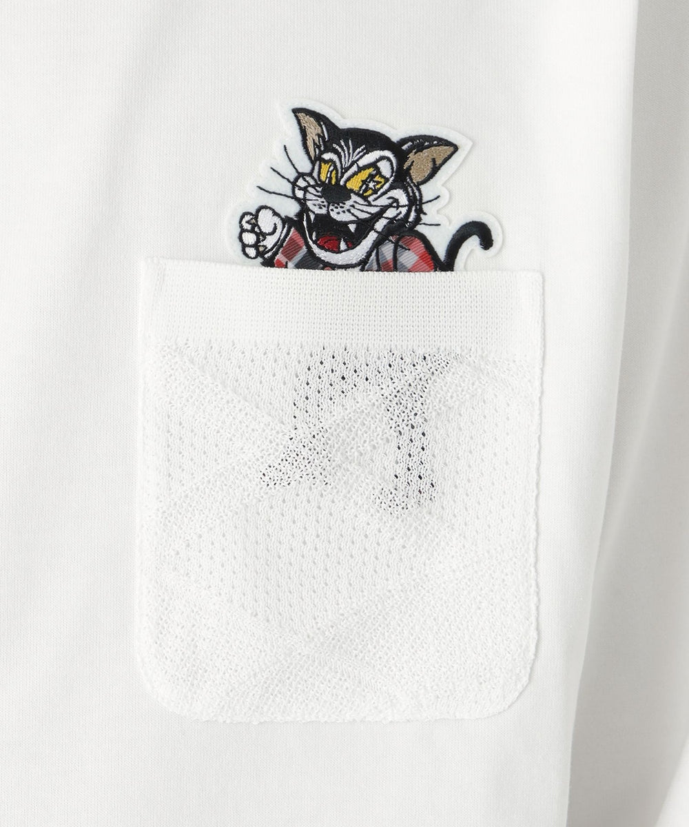 渋谷店・WEB限定】SWINGING CATニットポケットカットソー（カットソー