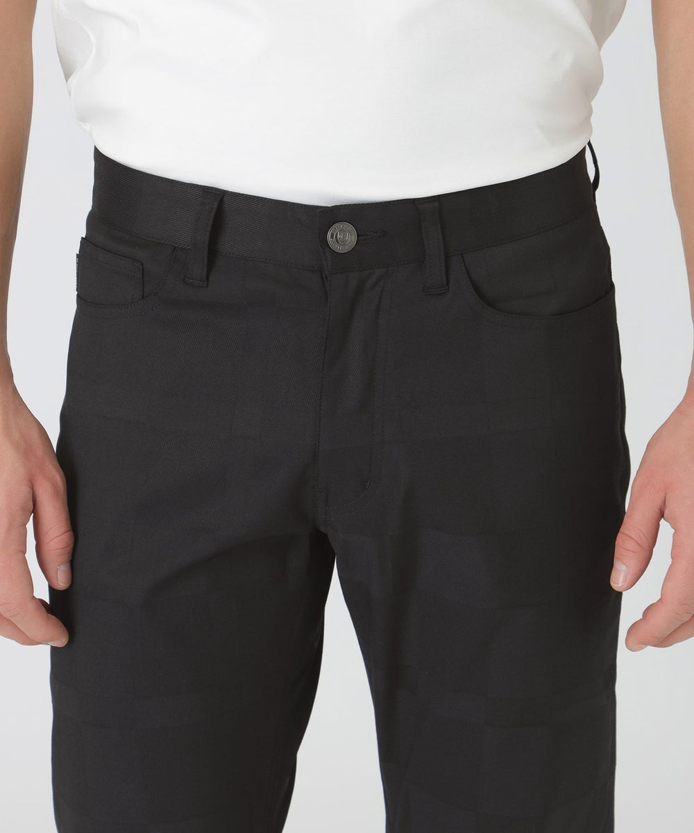 ブラックレーベル　ブロックチェックパンツS 27,500円濃グレーW72～75㎝ ダブルフェイスクレストブリッジチェックデニムパンツ（カジュアル